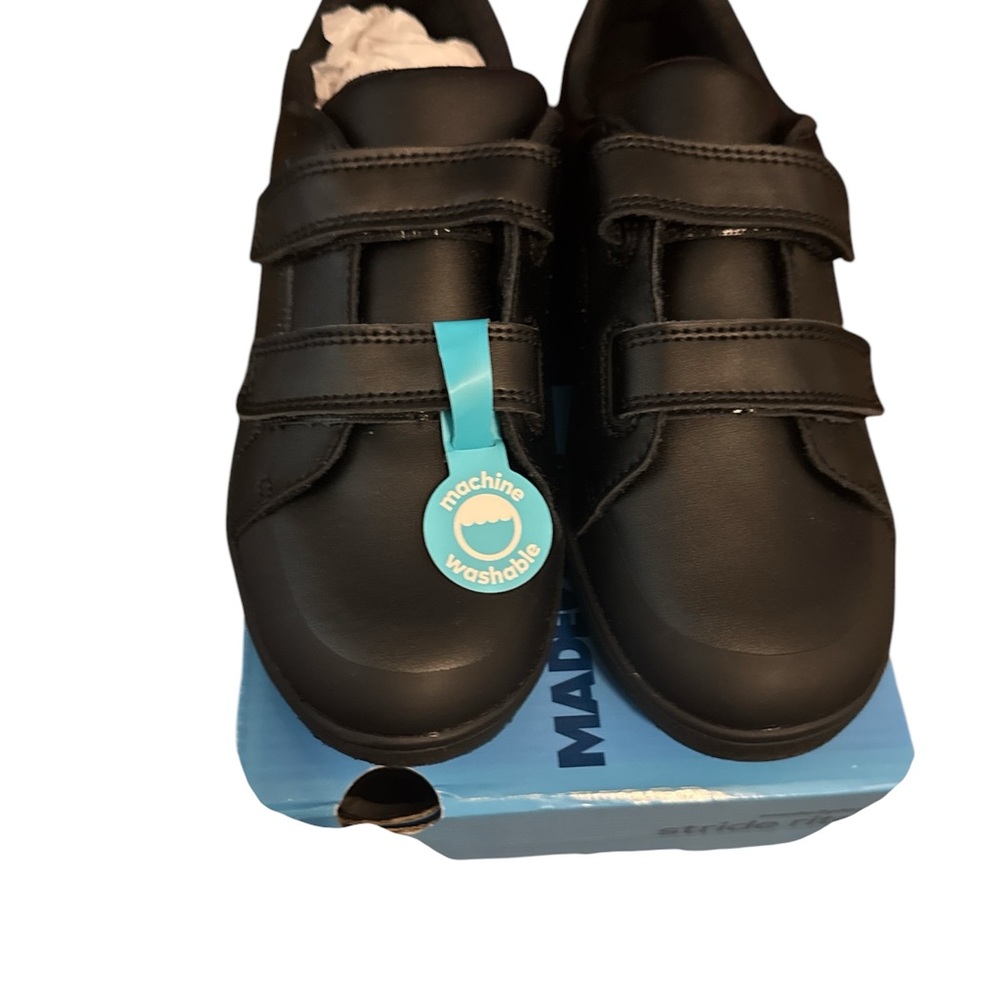 NWT Stride Rite Black Velcro Sneakers